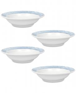 Набор из 4 фруктовых ваз в форме гамака Noritake, Blue