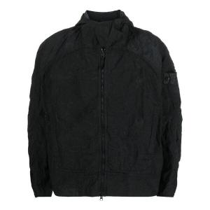 Куртка shadow project zipped hooded jacket 'black' Stone Island, черный