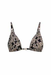 Топ бикини Mint Velvet Bikini top, Black Cream/Black