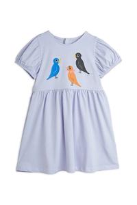 Детское платье Birds Mini Rodini, фиолетовый