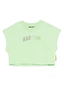 Укороченная футболка с логотипом Barrow kids, зеленый