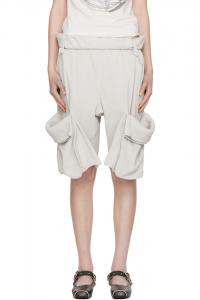 Open Yy Серые спортивные шорты-карго с подвернутым поясом