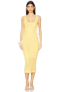 Платье из трикотажной ткани Liv Peixoto, honeycomb knit