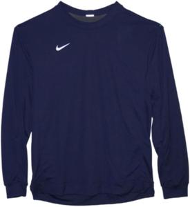 Мужской баскетбольный лонгслив Nike Mesh с длинным рукавом, темно-синий, Navy Blue 419