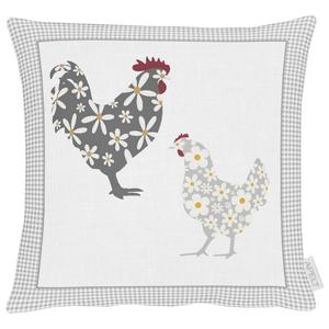 Декоративная подушка Apelt 6711, смесовая ткань - серый