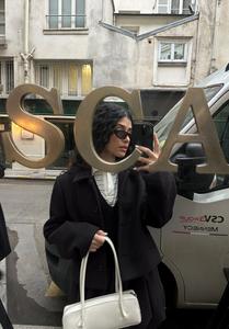 Легкая куртка SHARP SHOULDER NA-KD, черный