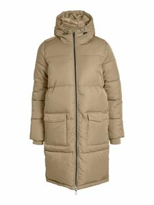 Зимнее пальто OBJECT, Dark beige