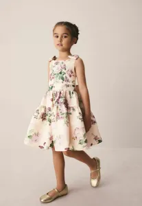 Коктейльное платье/вечернее платье прямого кроя с бантом на спине Laura Ashley, Pink Rosemore