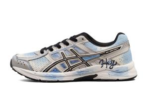 Мужские кроссовки для бега Gel Contend 4 с амортизацией, устойчивые к истиранию, дышащие, низкие ASICS, синий