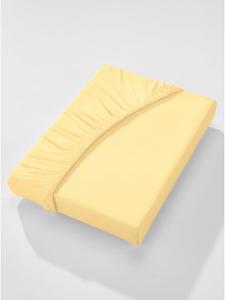 Witt Weiden Простыня на резинке ванильно-желтого цвета