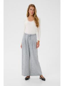 Kaffe Брюки KAderbya прямого кроя в светло-серую тонкую полоску