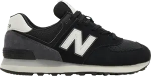 Кроссовки 574 'Black White', черный