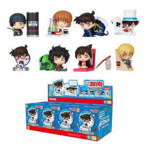 Conan, Mini Detective Collection Play Food Single Mystery Box/Full Box 8 Pcs Spiritual Creations