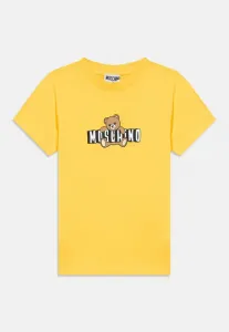 Футболка унисекс с принтом Moschino, Yellow