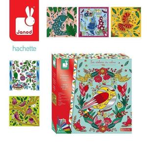 Janod, креативные блестки и набор блесток Birds