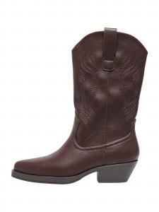 ONLY Ковбойские сапоги 'ONLBRONCO-8' в цвете Chocolate
