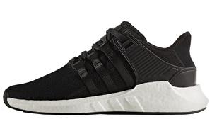 Кроссовки Adidas Originals EQT Support 93/17 из фрезерованной кожи черного цвета