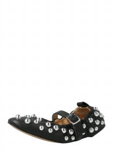 STEVE MADDEN Балетки с ремешком 'Sunrays' в черном цвете