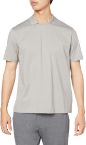 Мужская футболка-поло из супертонкого хлопка Herno в стиле ретро, серый