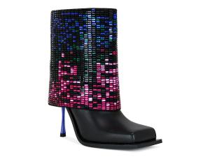 Ботинки Azalea Wang Vollmer Bootie, Black/Multicolor Rhinestone