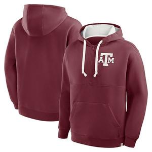 Мужская бордовая толстовка Texas A&M Aggies Hometown Premium Rise and Conquer с полузастежкой Fanatics
