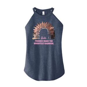 Майка Junior's Barbie с высоким воротником и рисунком «Друзья создают самую яркую радугу» Licensed Character