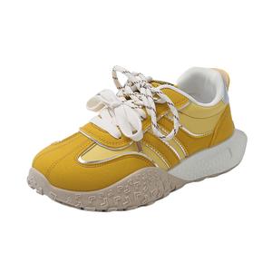 Boldi Kuki Женские противоскользящие кэжуал кеды лоу-топ желтые, цвет Yellow