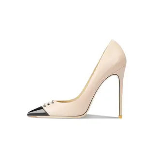 Женские туфли на высоких каблуках, телесного цвета Siwei, Nude