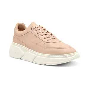 Кожаные массивные кроссовки Tommy Hilfiger, бежевый