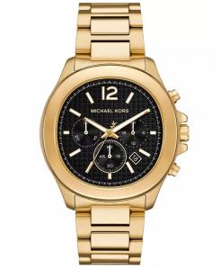Мужские часы Sage с хронографом из нержавеющей стали золотистого цвета, 42 мм Michael Kors, золото