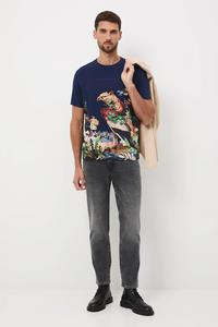 Хлопковая футболка Medicine, темно-синий