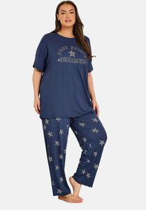 Пижамный комплект Yours Clothing SET, Navy/Dark Blue