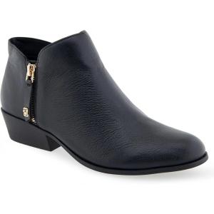 Женские черные кожаные ботильоны Aerosoles Collaroy с круглым носком LION764