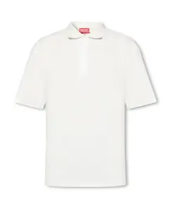 Рубашка-Поло с логотипом Diesel, белый