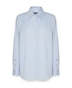 Свободная рубашка из поплина Elena Mirã², синий