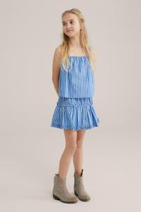 Мини-юбка Gonna a campana WE Fashion, синий