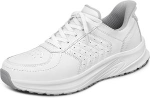 Мужские ортопедические кроссовки Orthofeet Navigate без шнурков, белый