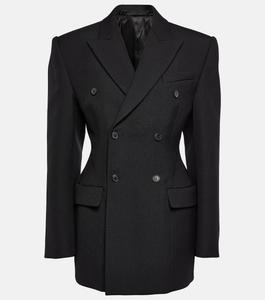 Шерстяной блейзер WARDROBE.NYC, черный