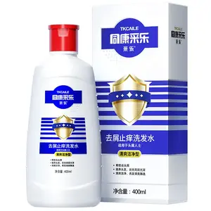 Шампунь Zele: снимает зуд, разглаживает волосы, питает, борется с перхотью, очищает кожу головы Caile, refreshing and cleansing type 400ml