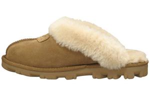 Туфли кокетливые каштановые женские Ugg