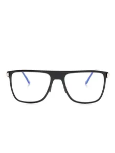 Очки в квадратной оправе TOM FORD Eyewear, черный