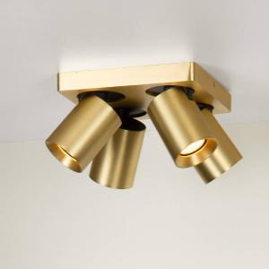 Светодиодный потолочный светильник Lucide Nigel Typ B, алюминий - золото