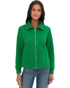 Женский худи Lilly Pulitzer Eleni Zip-Up, Bamboo Green