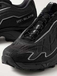 Кроссовки XT-SLATE с резиновой отделкой из сетки SALOMON, черный