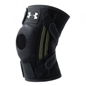 Наколенник 4-х пружинный для бега, альпинизма, велоспорта, футбола, бадминтона, баскетбола унисекс Under Armour, черный