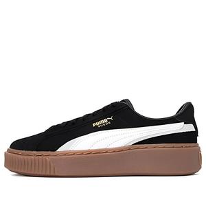 Кроссовки platform skate shoes 'black white brown' Puma, черный