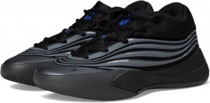 Кроссовки adidas Kids Dame X Basketball Shoes, цвет Black/Iron Metallic/Lucid Blue
