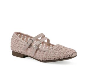 Балетки Cliffs by White Mountain Besnik Mary Jane Flat, Light Pink Fabric