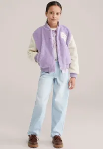 Легкая куртка "тедди" We Fashion, Lilac