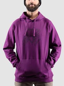 Худи Jones Snowboards Tweaker Hoodie, deep purple